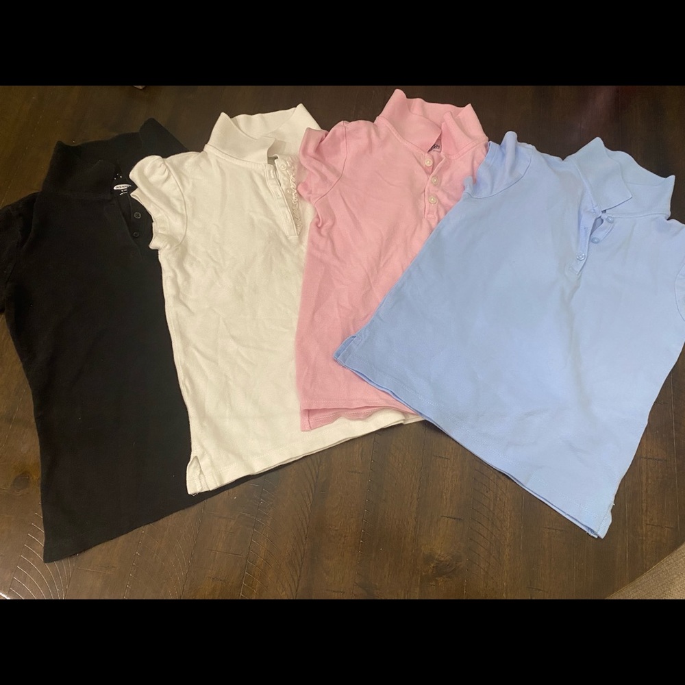 Girl uniform shirt bundle